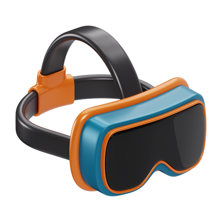 Gafas de realidad virtual  3D Icon