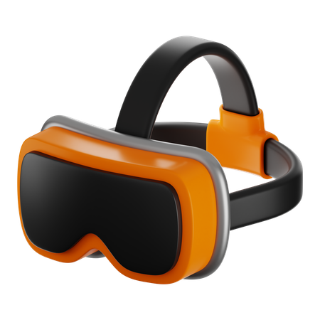 Gafas de realidad virtual  3D Icon