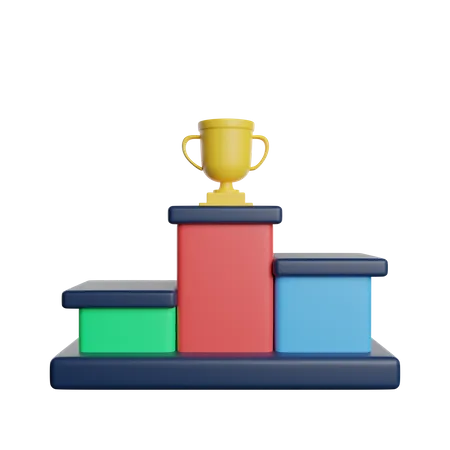 Vainqueur du podium  3D Icon