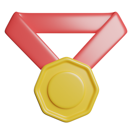 Médaille du gagnant  3D Icon