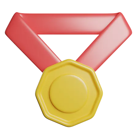 Médaille du gagnant  3D Icon