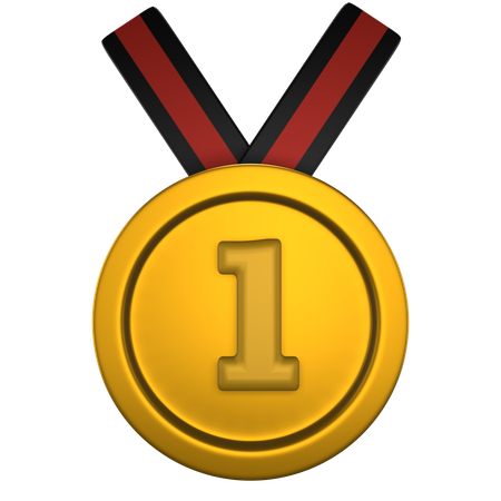 Médaille du gagnant  3D Icon