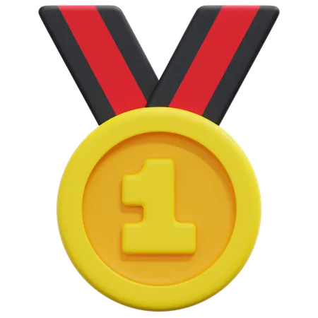 Médaille du gagnant  3D Icon