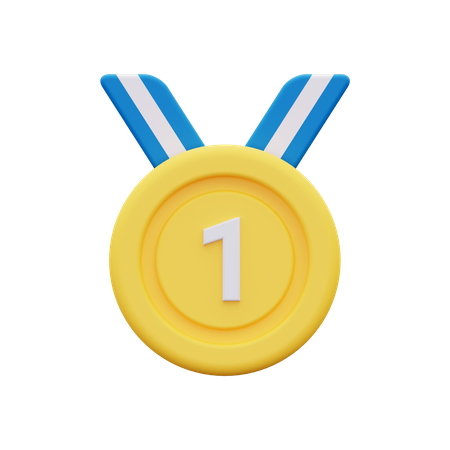 Médaille du gagnant  3D Icon