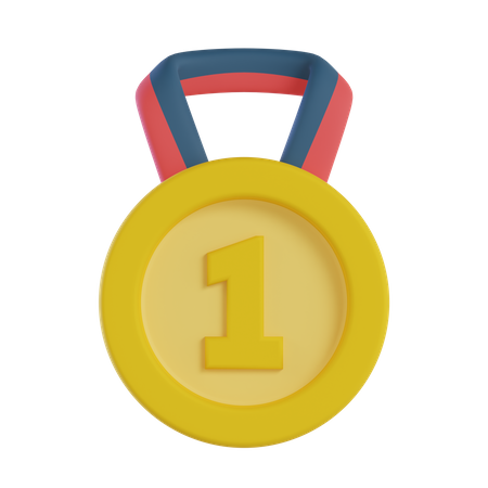 Médaille du gagnant  3D Icon