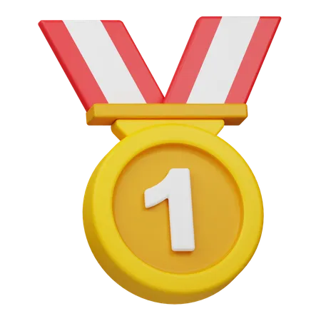 Médaille du gagnant  3D Icon