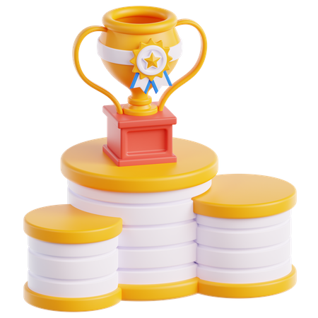 Podium gagnant  3D Icon