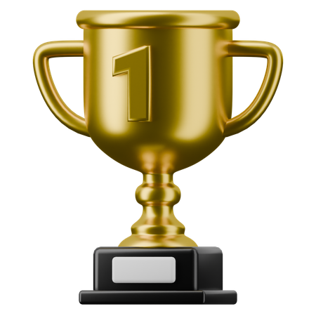 Trophée gagnant  3D Icon