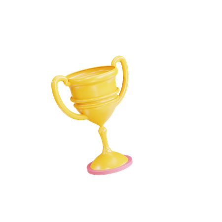 Trophée gagnant  3D Illustration