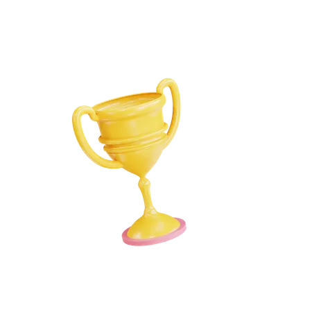 Trophée gagnant  3D Illustration