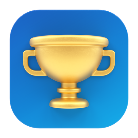 Trophée gagnant  3D Icon