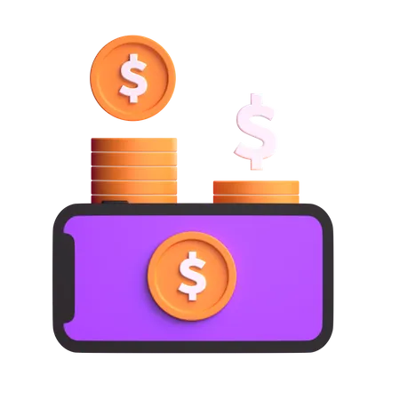 Gagner de l'argent  3D Icon