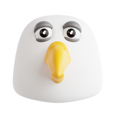 Gaivota  3D Icon