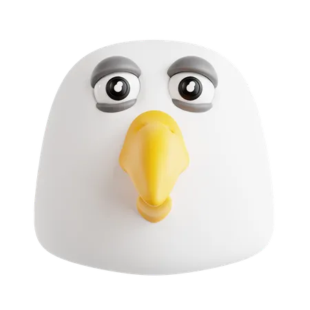 Gaivota  3D Icon