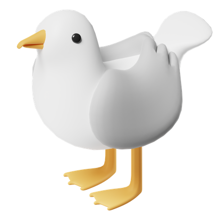 Gaivota  3D Icon