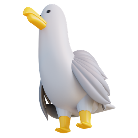 Gaivota  3D Icon