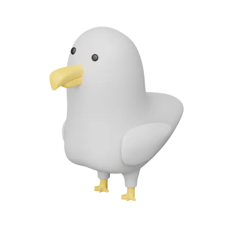 Gaivota  3D Icon