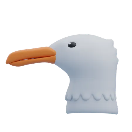 Gaivota de marfim  3D Icon