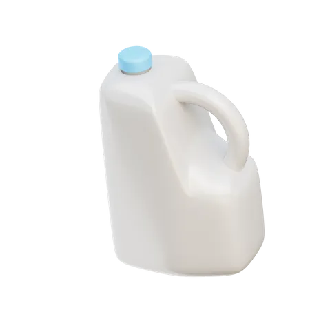 Galão de leite  3D Illustration