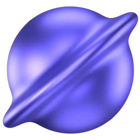 Forma abstracta de galaxia  3D Icon