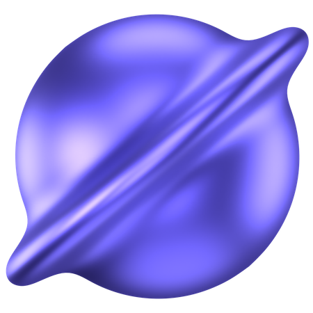 Forme abstraite de galaxie  3D Icon