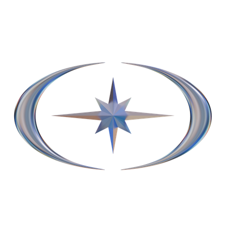 Galaxie stern abstrakt form  3D Icon