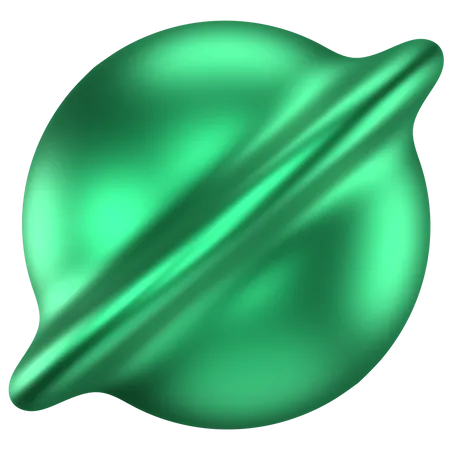 Galaxy Abstract Shape  3D Icon