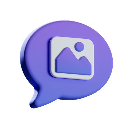 Chat de la galería  3D Icon