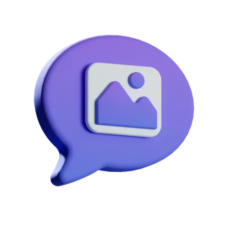 Chat de la galería  3D Icon