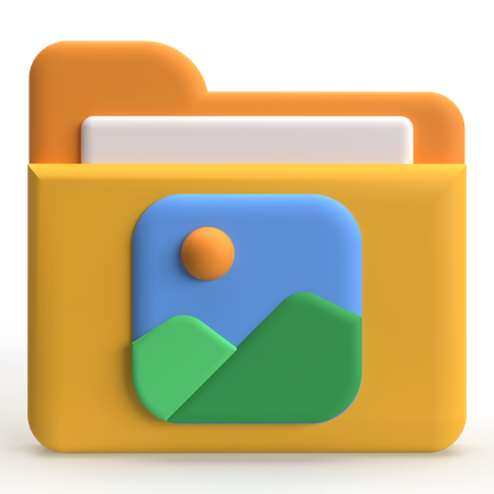 Gallary Folder  3D Icon