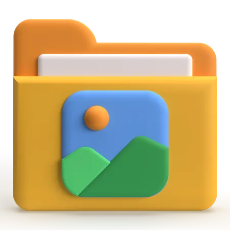 Gallary Folder  3D Icon