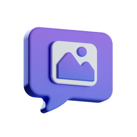 Gallery Chat  3D Icon