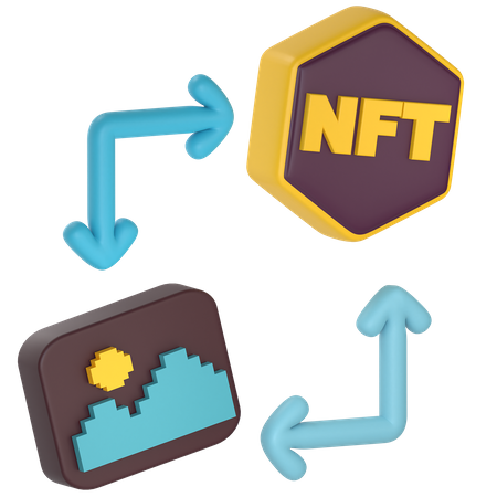 Gallery Converting To Nft 3D Icon