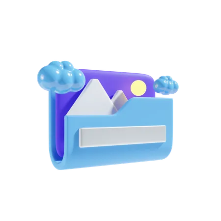 Gallery Folder Icon 3D Icon