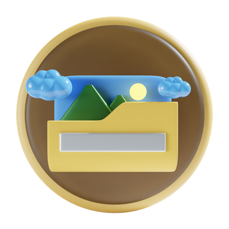 Gallery folder  3D Icon