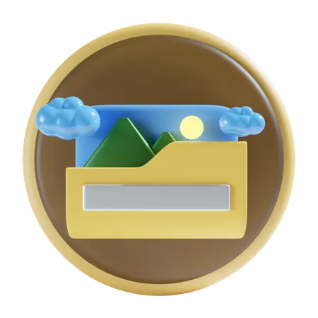 Gallery folder  3D Icon