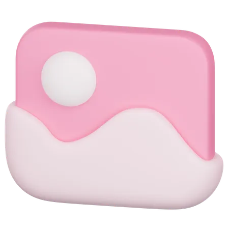 3 D Icon Of Pink Gallery Image 3D Icon