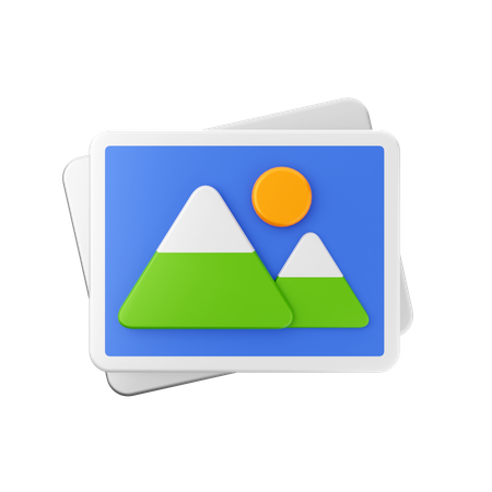Gallery Image 3D Icon