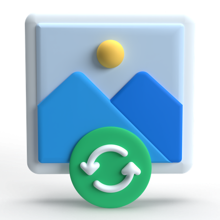 Gallery Refresh  3D Icon