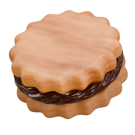 Galleta de chocolate  3D Icon