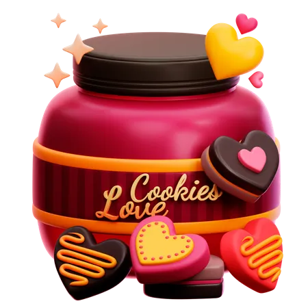 Me encantan las galletas  3D Icon