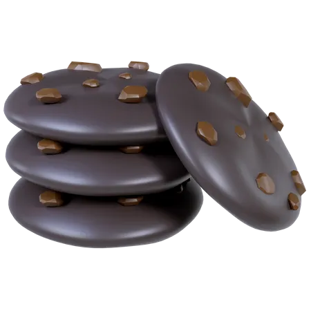 Galletas de chocolate  3D Icon