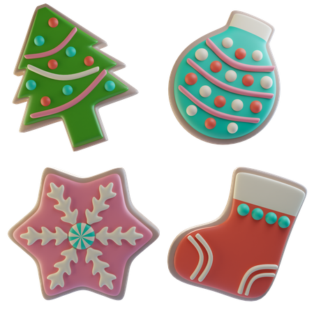 Galletas de Navidad  3D Icon