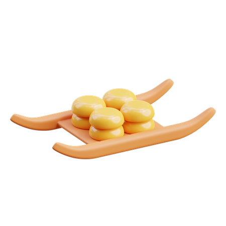 Galletas de queso  3D Icon