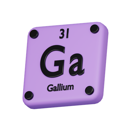 Gallium  3D Icon