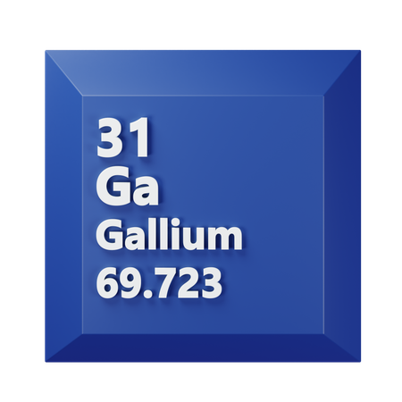 Gallium  3D Icon