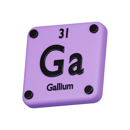 Gallium  3D Icon