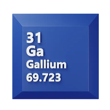 Gallium  3D Icon