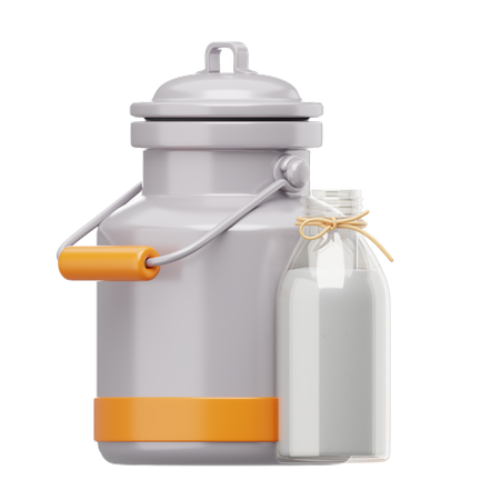 Gallon de lait  3D Icon