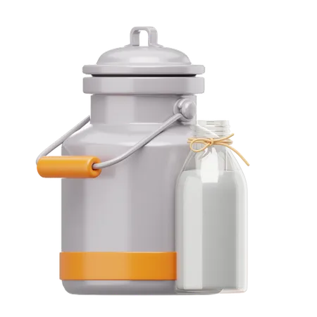 Gallon de lait  3D Icon